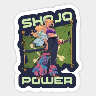 Anime gym girl Sticker